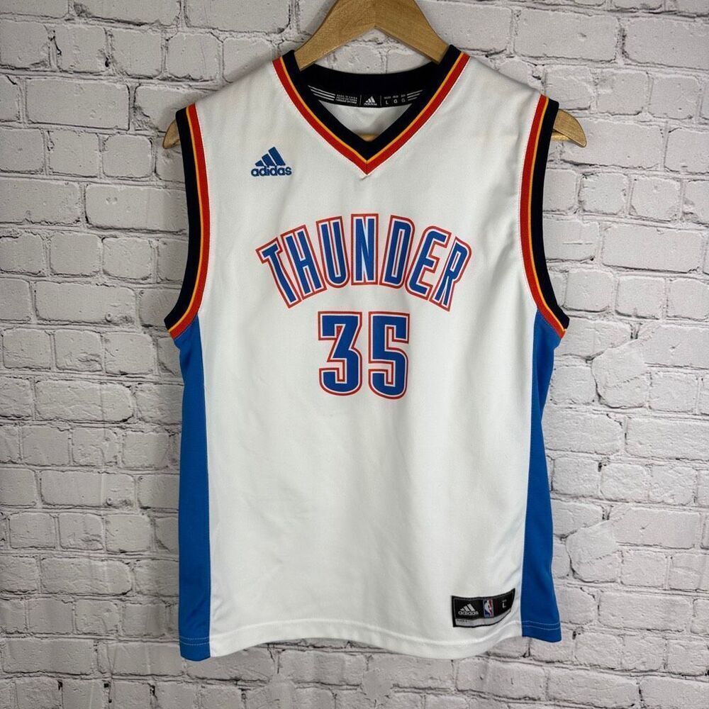 Oklahoma City Thunder Durant Jersey Kids Youth L #35 Adidas   J